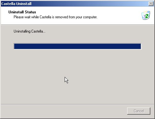 De-install status